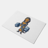 Dackel Fußmatte (Schrägansicht)