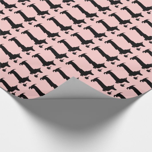 Dackel Geburtstag Geschenkpapier (Ecke)