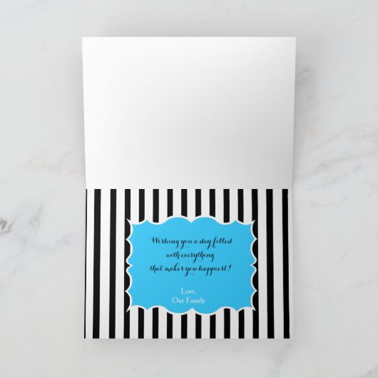 Dackel Geburtstag Karte (Innenseite)