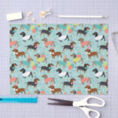 Dackel Geburtstag Seidenpapier (Handwerk)