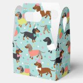 Dackel Geburtstags-Begünstigungsbox Geschenkschachtel (Geöffnet)