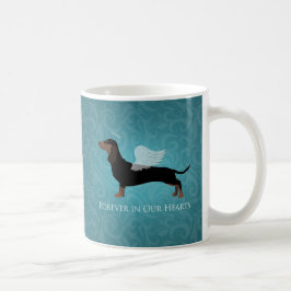 Dackel - Gedenkdesign für Pet-Loss Kaffeetasse