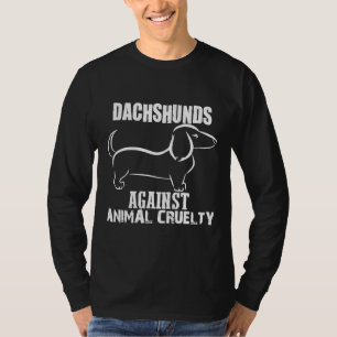 Dackel gegen Tierquälerei T-Shirt