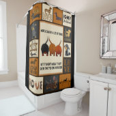 Dackel Geld kann viel Dackel kaufen Duschvorhang (Beispiel)