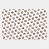 Dackel Gemälde sanfte Schwarz & Tan Roter Hund Kun Geschenkpapier Set (Vorderseite 2)