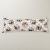 Dackel Gemälde sanfte Schwarz & Tan Roter Hund Kun Seitenschläferkissen (Vorderseite)