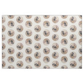 Dackel Gemälde sanfte Schwarz & Tan Roter Hund Kun Stoff (Fat Quarter (45,7 x 55,9 cm))