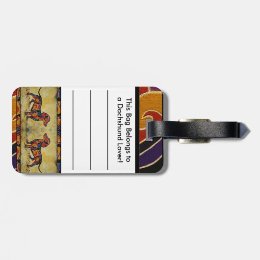 Dackel-Gepäck-Umbau Gepäckanhänger (Rückseite horizontal)