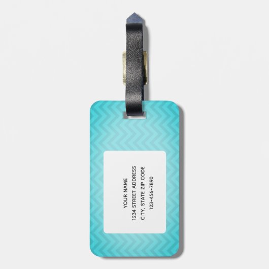 Dackel Gepäckanhänger (Rückseite vertikal)