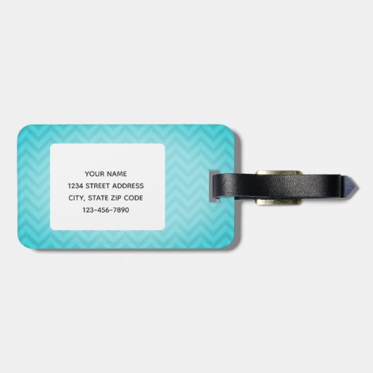 Dackel Gepäckanhänger (Rückseite horizontal)