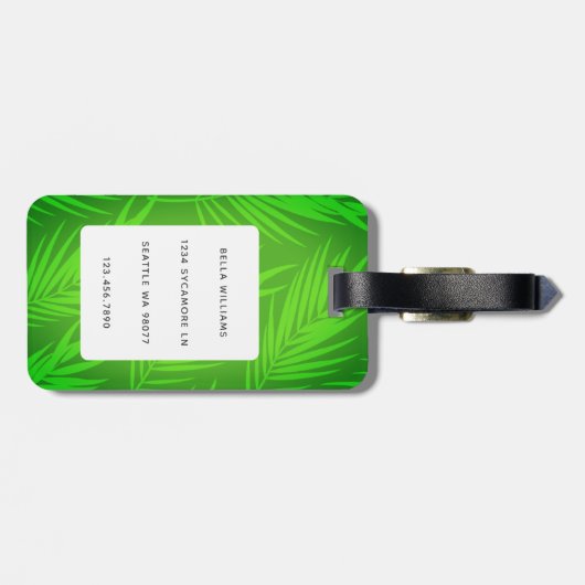 Dackel Gepäckanhänger (Rückseite horizontal)