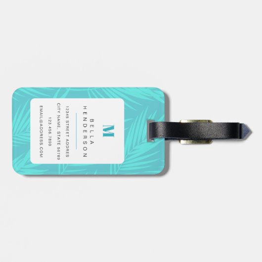 Dackel Gepäckanhänger (Rückseite horizontal)