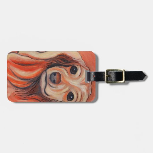 Dackel Gepäckanhänger (Vorderseite horizontal)