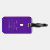 Dackel Gepäckanhänger (Rückseite horizontal)