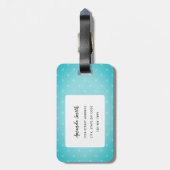 Dackel Gepäckanhänger (Rückseite vertikal)