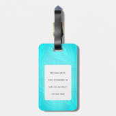 Dackel Gepäckanhänger (Rückseite vertikal)