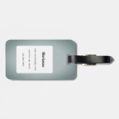 Dackel Gepäckanhänger (Rückseite horizontal)