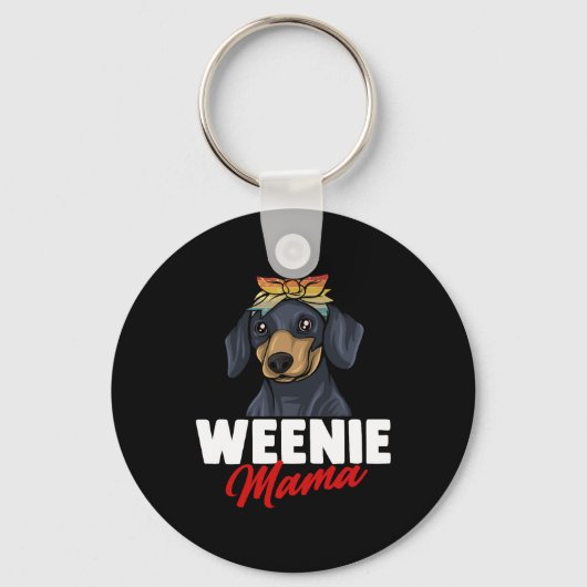 Dackel Geschenk Dixie Dackel Dackel Dackel Schlüsselanhänger (Vorderseite)