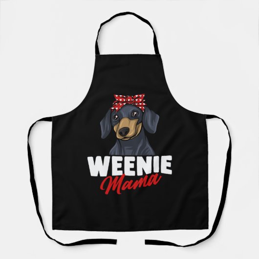Dackel Geschenk Dixie Dackel Dackel Dackel Schürze (Vorderseite)