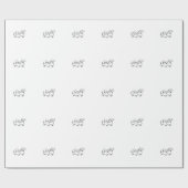 Dackel-Geschenk-Verpackung Geschenkpapier (Flach)