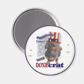 Dackel Geschenke Magnet (Vorderseite/Rückseite)
