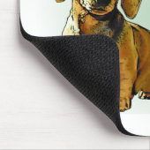 Dackel Geschenke Mousepad (Ecke)