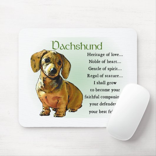 Dackel Geschenke Mousepad (Mit Mouse)