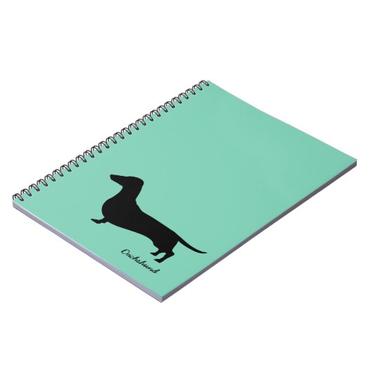 Dackel-Geschenke Notizblock (Linke Seite)