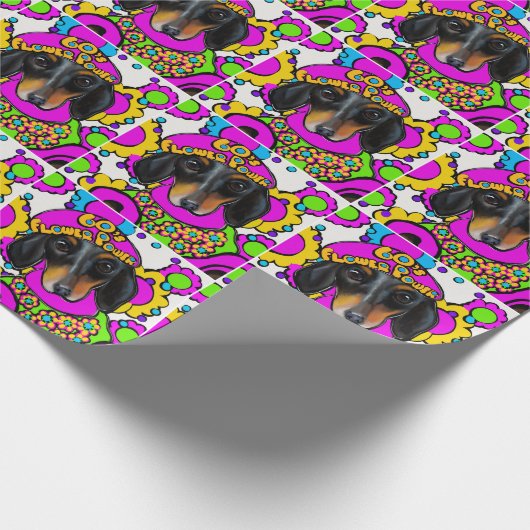 DACKEL GESCHENKPAPIER (Ecke)