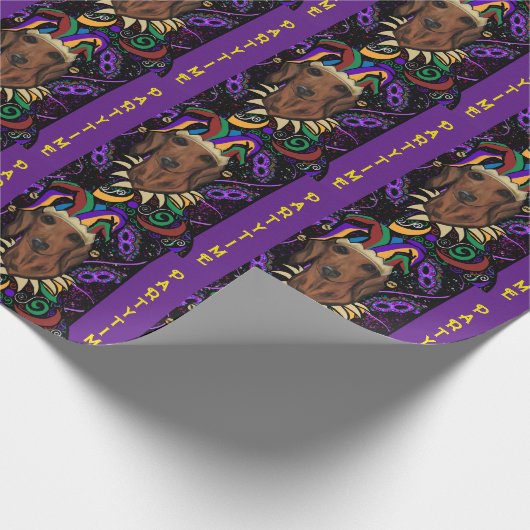 Dackel Geschenkpapier (Ecke)
