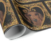 DACKEL GESCHENKPAPIER (Rolleneckpunkt)