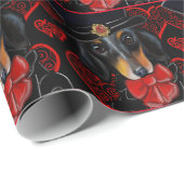 DACKEL GESCHENKPAPIER (Rolleneckpunkt)