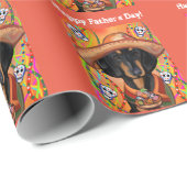 DACKEL GESCHENKPAPIER (Rolleneckpunkt)