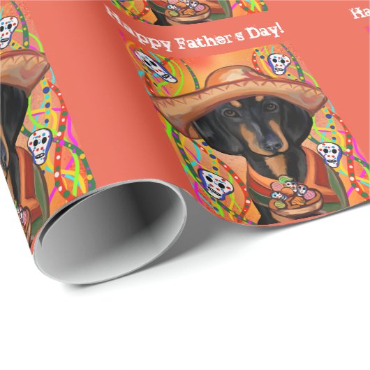 DACKEL GESCHENKPAPIER (Rolleneckpunkt)