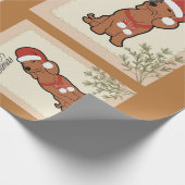 Dackel Geschenkpapier (Ecke)