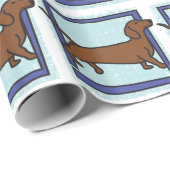 Dackel Geschenkpapier (Rolleneckpunkt)
