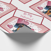 Dackel Geschenkpapier (Ecke)