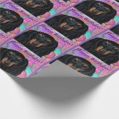 DACKEL GESCHENKPAPIER (Ecke)