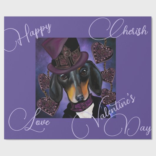 DACKEL GESCHENKPAPIER (Flach)