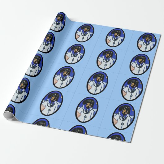 DACKEL GESCHENKPAPIER (Ungerollt)