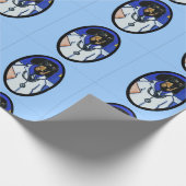 DACKEL GESCHENKPAPIER (Ecke)
