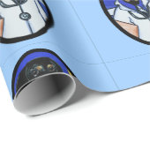 DACKEL GESCHENKPAPIER (Rolleneckpunkt)