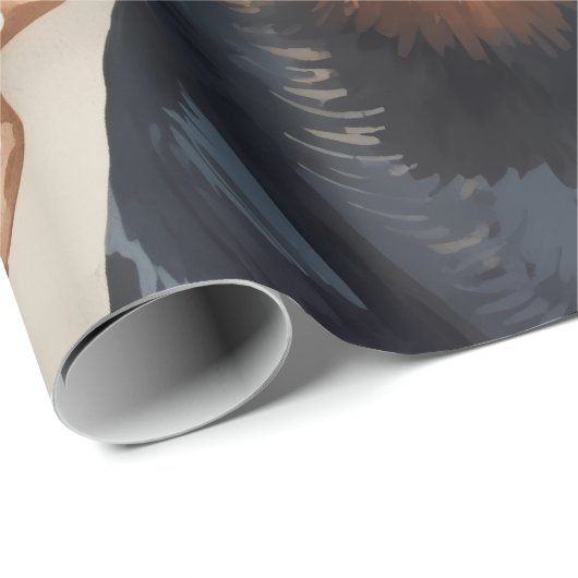 Dackel Geschenkpapier (Rolleneckpunkt)