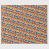 Dackel Geschenkpapier (Flach)