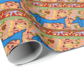 Dackel Geschenkpapier (Rolleneckpunkt)