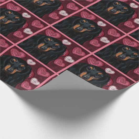 DACKEL GESCHENKPAPIER (Ecke)