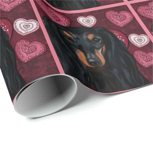 DACKEL GESCHENKPAPIER (Rolleneckpunkt)