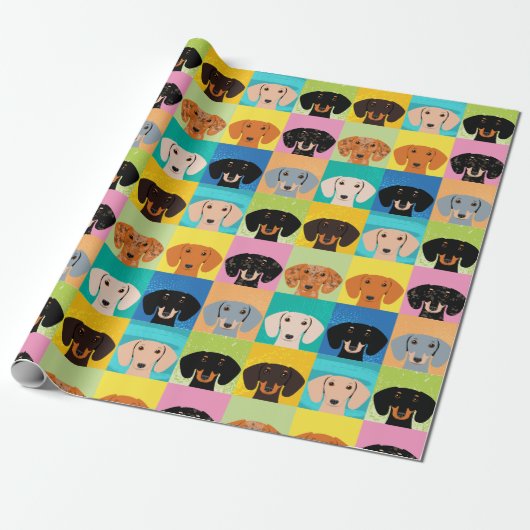 Dackel Geschenkpapier (Ungerollt)