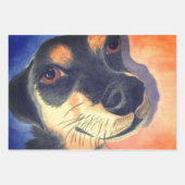 Dackel Geschenkpapier Set (Vorderseite 2)