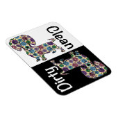 Dackel Geschirrspüler Magnet (Rechte Seite)